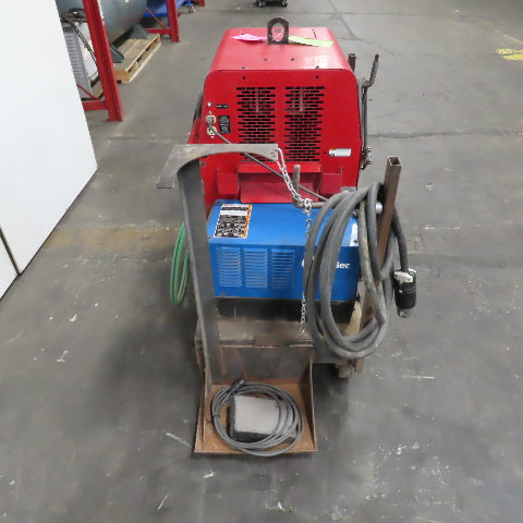 Lincoln Precision TIG 275 Welder 230/460V 1PH Foot Pedal & Cart & Miller Cooler