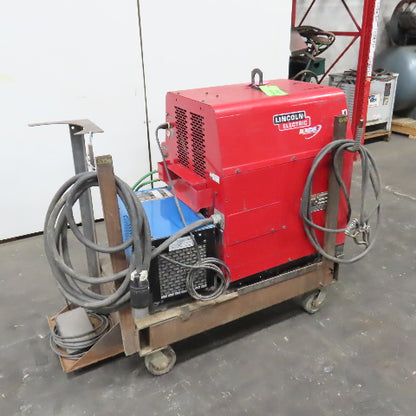 Lincoln Precision TIG 275 Welder 230/460V 1PH Foot Pedal & Cart & Miller Cooler