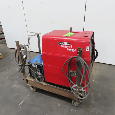 Lincoln Precision TIG 275 Welder 230/460V 1PH Foot Pedal & Cart & Miller Cooler