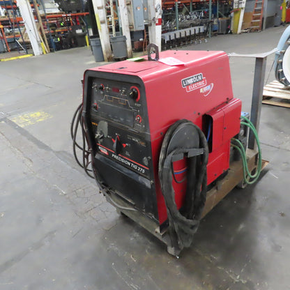 Lincoln Precision TIG 275 Welder 230/460V 1PH Foot Pedal & Cart & Miller Cooler