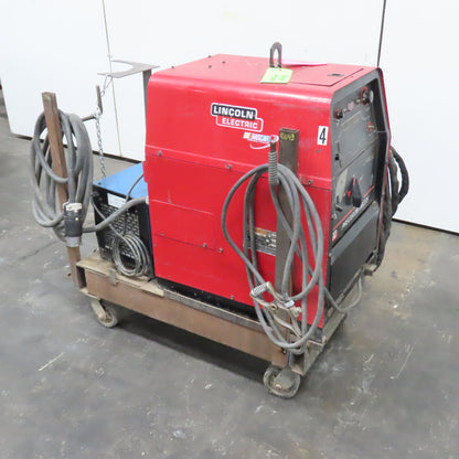 Lincoln Precision TIG 275 Welder 230/460V 1PH Foot Pedal & Cart & Miller Cooler
