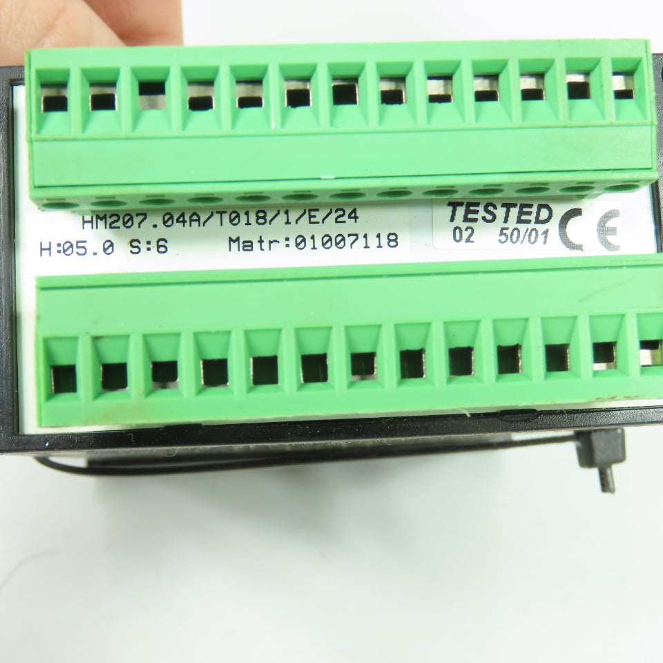 QEM HM207.04A/T018/1/E/24 Programmable Electronic Speed Regulator Panel Meter