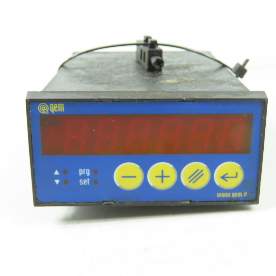 QEM HM207.04A/T018/1/E/24 Programmable Electronic Speed Regulator Panel Meter