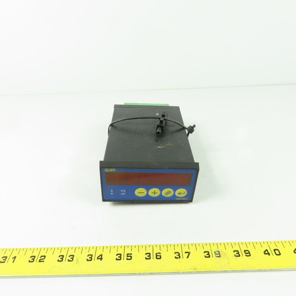 QEM HM207.04A/T018/1/E/24 Programmable Electronic Speed Regulator Panel Meter