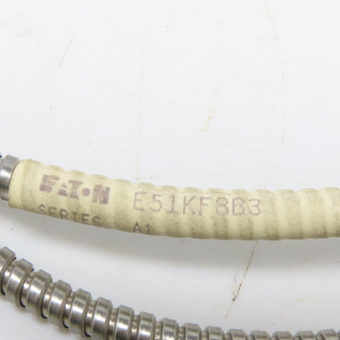 Eaton E51KFB3 Glass Fiberoptic Cable Right Angle Thru-Beam Sensor 36"