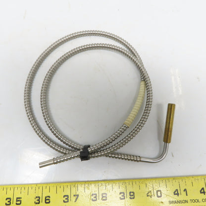Eaton E51KFB3 Glass Fiberoptic Cable Right Angle Thru-Beam Sensor 36"