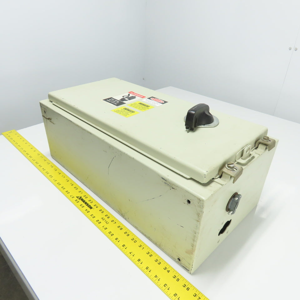 Wiegmann N12-12248 24"x 12"x 8" Electrical Enclosure W/ SELA36A10100 Disconnect