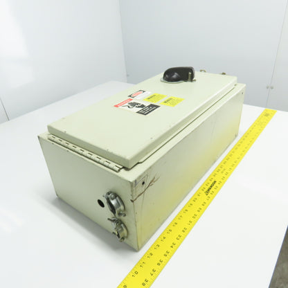Wiegmann N12-12248 24"x 12"x 8" Electrical Enclosure W/ SELA36A10100 Disconnect