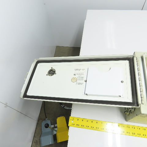 Wiegmann N12-12248 24"x 12"x 8" Electrical Enclosure W/ SELA36A10100 Disconnect