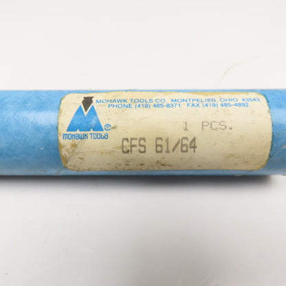 Mohawk Tools 61/64" Coolant Thru 2 Flute Spiral Drill Bit 11-1/4" OAL