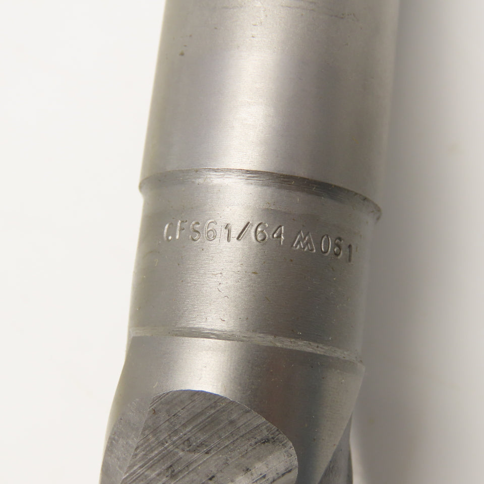 Mohawk Tools 61/64" Coolant Thru 2 Flute Spiral Drill Bit 11-1/4" OAL