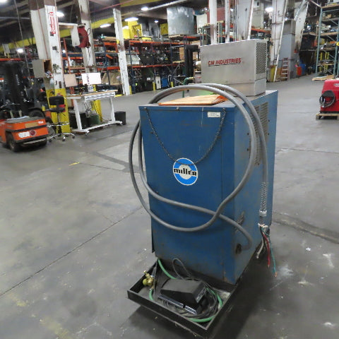 Miller Syncrowave 300 AC/DC TIG Welder 230/460V 1PH W/ Cart, Foot Pedal & Cooler