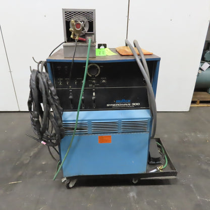 Miller Syncrowave 300 AC/DC TIG Welder 230/460V 1PH W/ Cart, Foot Pedal & Cooler