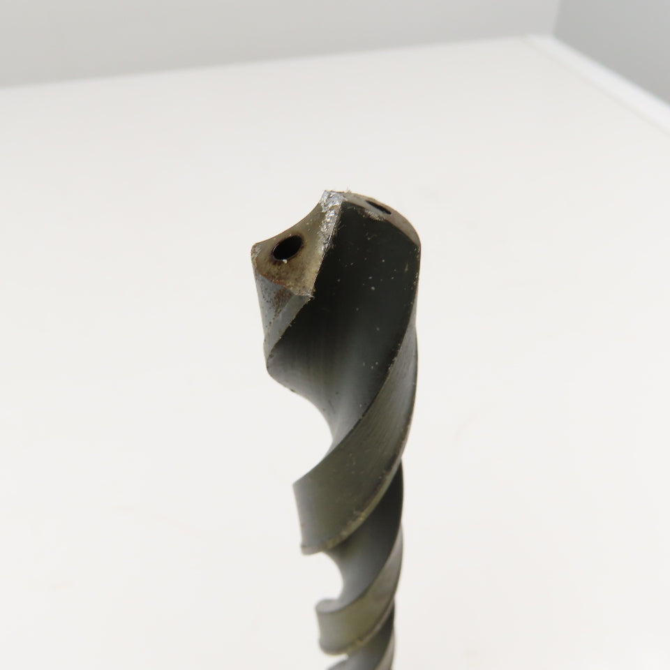 51/64" Coolant Thru 2 Flute Spiral Drill Bit 10-1/2" OAL