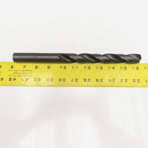 51/64" Coolant Thru 2 Flute Spiral Drill Bit 10-1/2" OAL