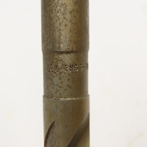 5/8" Coolant Thru 2 Flute Spiral Drill Bit 9" OAL