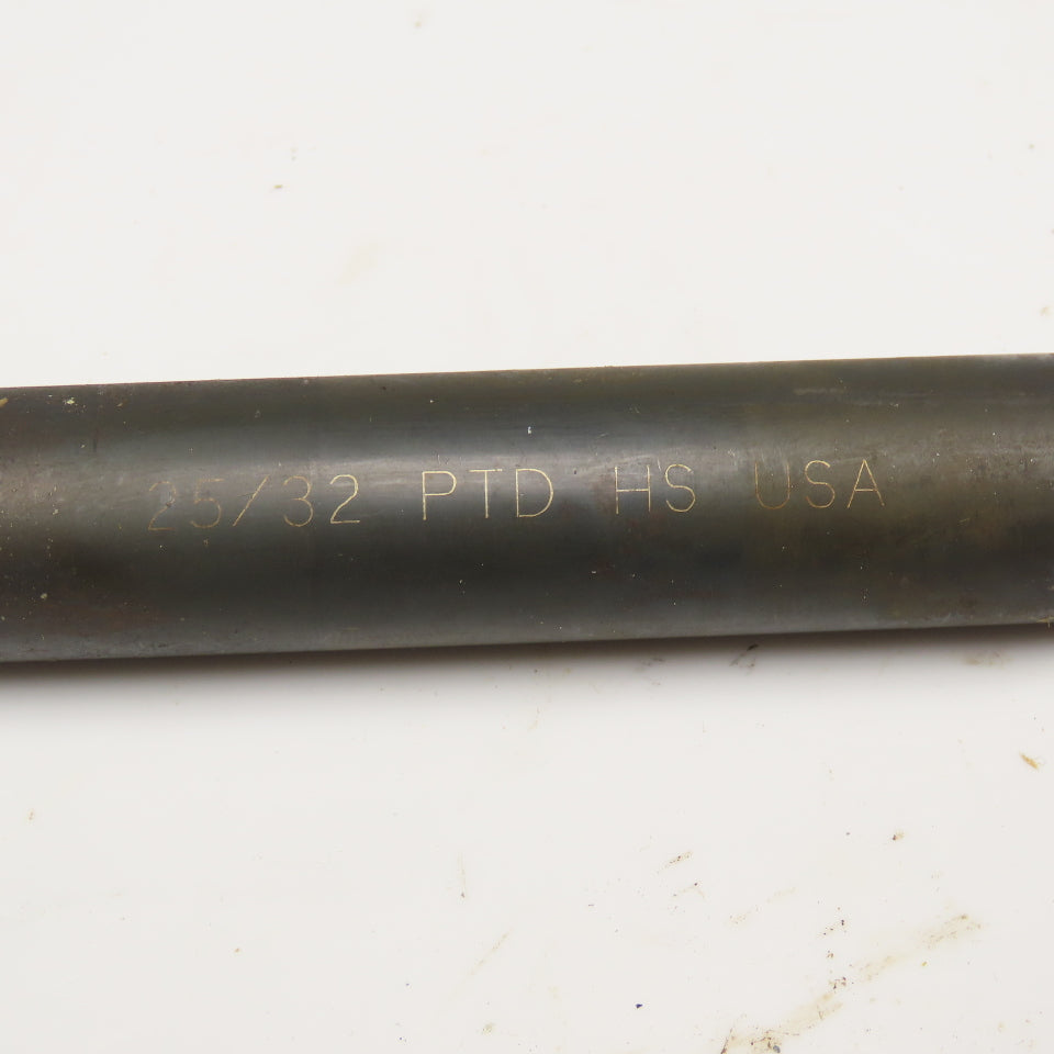 Precision Twist Drill 25/32" Coolant Thru 2 Flute Spiral Drill Bit 10-1/4" OAL