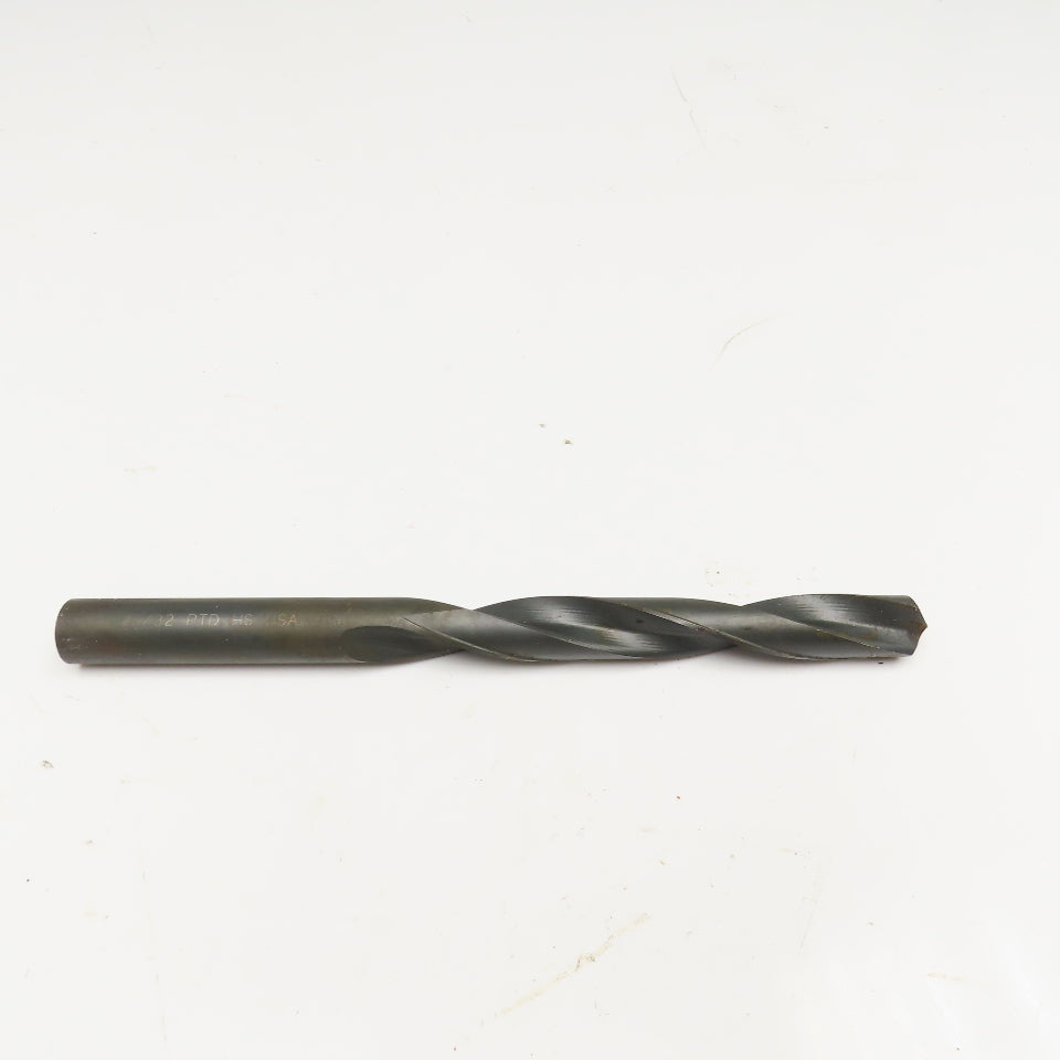 Precision Twist Drill 25/32" Coolant Thru 2 Flute Spiral Drill Bit 10-1/4" OAL