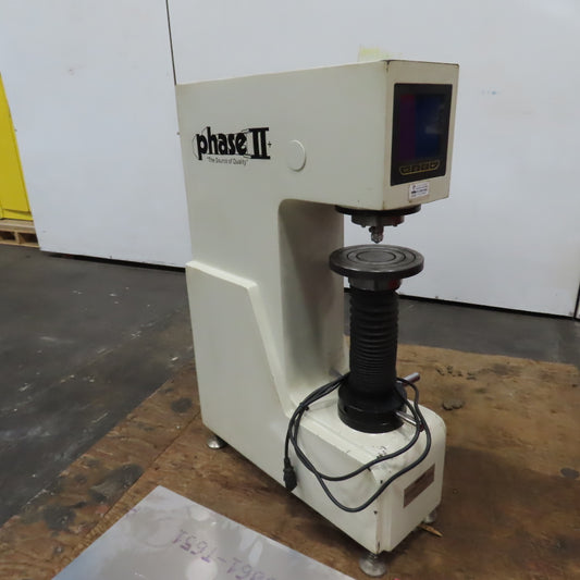 Phase II 900-355 Bench Top Brinell Hardness Tester 120V Single Phase 8-650HBW