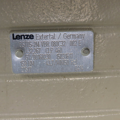 Lenze GST05-2M VRB 080C32 1:32.267 Inline Ratio Gear Motor 1.35KW 3Ph 230-480V