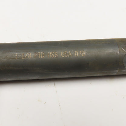 Precision Twist Drill 1-1/8" Coolant Thru 2 Flute Spiral Drill Bit 12" OAL