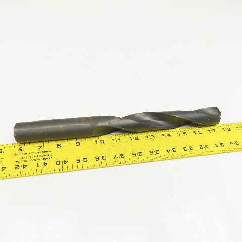 Precision Twist Drill 1-1/8" Coolant Thru 2 Flute Spiral Drill Bit 12" OAL