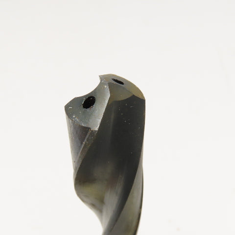 Precision Twist Drill 1-1/8" Coolant Thru 2 Flute Spiral Drill Bit 12" OAL