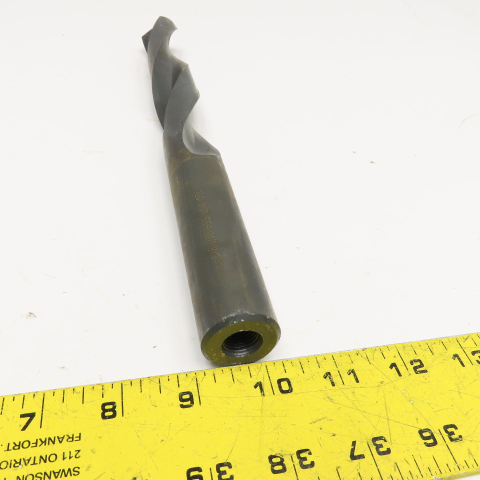 Precision Twist Drill 1-1/8" Coolant Thru 2 Flute Spiral Drill Bit 12" OAL