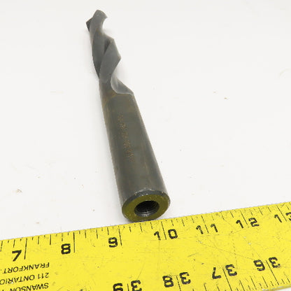 Precision Twist Drill 1-1/8" Coolant Thru 2 Flute Spiral Drill Bit 12" OAL