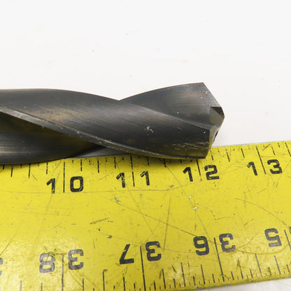 Precision Twist Drill 1-1/8" Coolant Thru 2 Flute Spiral Drill Bit 12" OAL