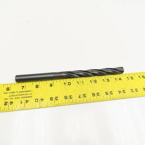 Precision Twist Drill 9/16" Straight Shank Core Drill 4 Flute Twist 8" OAL