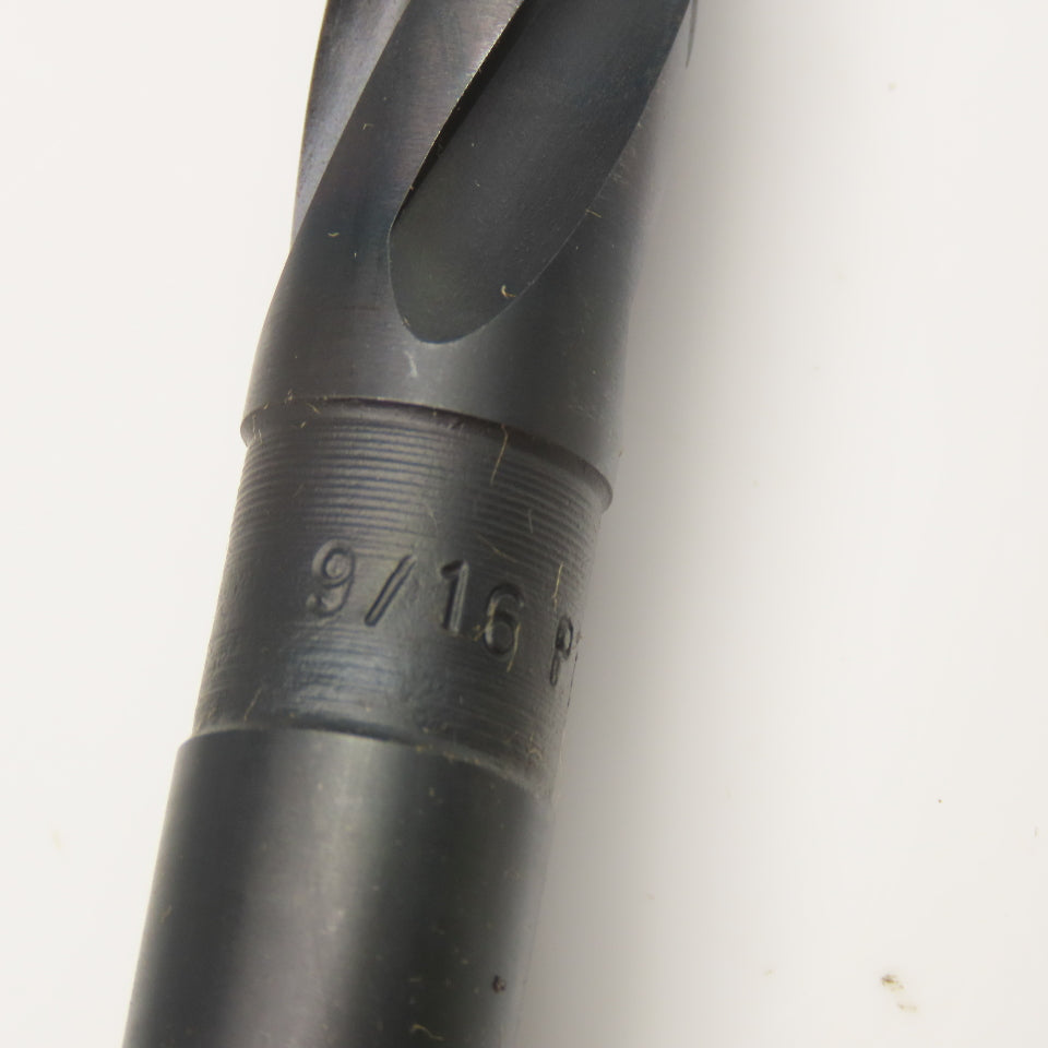 Precision Twist Drill 9/16" Straight Shank Core Drill 4 Flute Twist 8" OAL