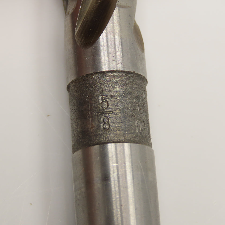 Precision Twist Drill 5/8" Straight Shank Core Drill 4 Flute Twist 8" OAL