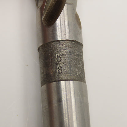 Precision Twist Drill 5/8" Straight Shank Core Drill 4 Flute Twist 8" OAL