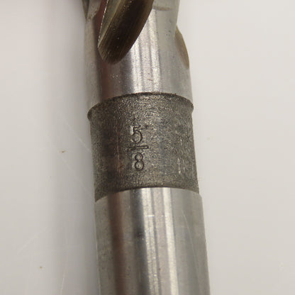 Precision Twist Drill 5/8" Straight Shank Core Drill 4 Flute Twist 8" OAL