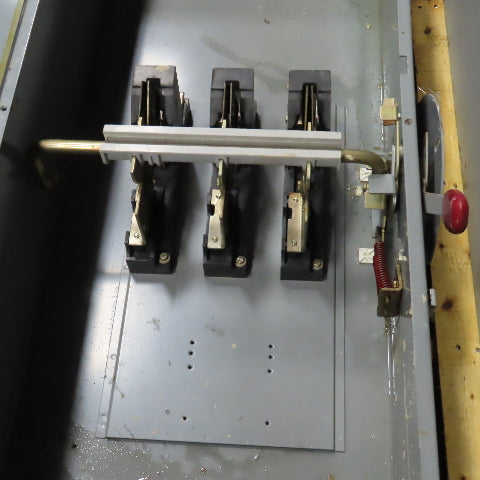 Westinghouse JHUN365 400A 600V Non-Fusible Safety Disconnect Switch Type 12 Enc.