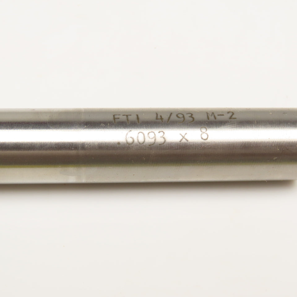 Ferguson .6093 Straight Shank Core Drill 4 Flute Twist 8" OAL