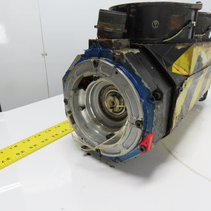 GE Fanuc A06B-015-B075#7008 7.3KW AC Servo Motor 3Ph 184V W/ Fan Parts/Repair