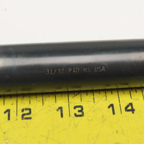 Precision Twist Drill 31/32 Coolant Thru 2 Flute Twist Drill 11" OAL