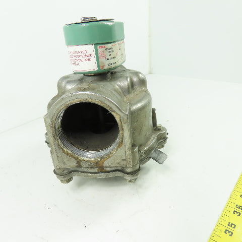 Asco 8215C083 2" Solenoid Gas Valve 25PSI 50/60Hz 120V Coil