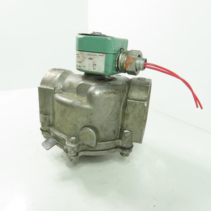 Asco 8215C083 2" Solenoid Gas Valve 25PSI 50/60Hz 120V Coil