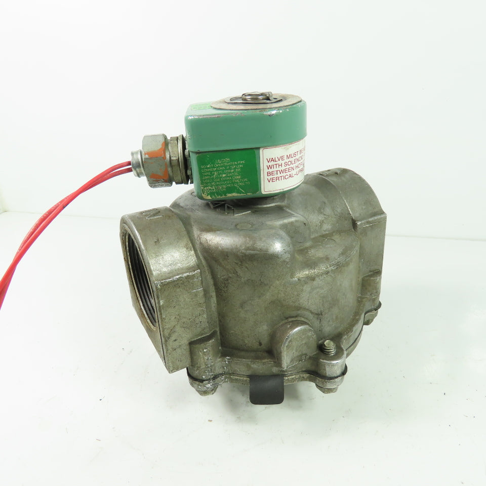 Asco 8215C083 2" Solenoid Gas Valve 25PSI 50/60Hz 120V Coil