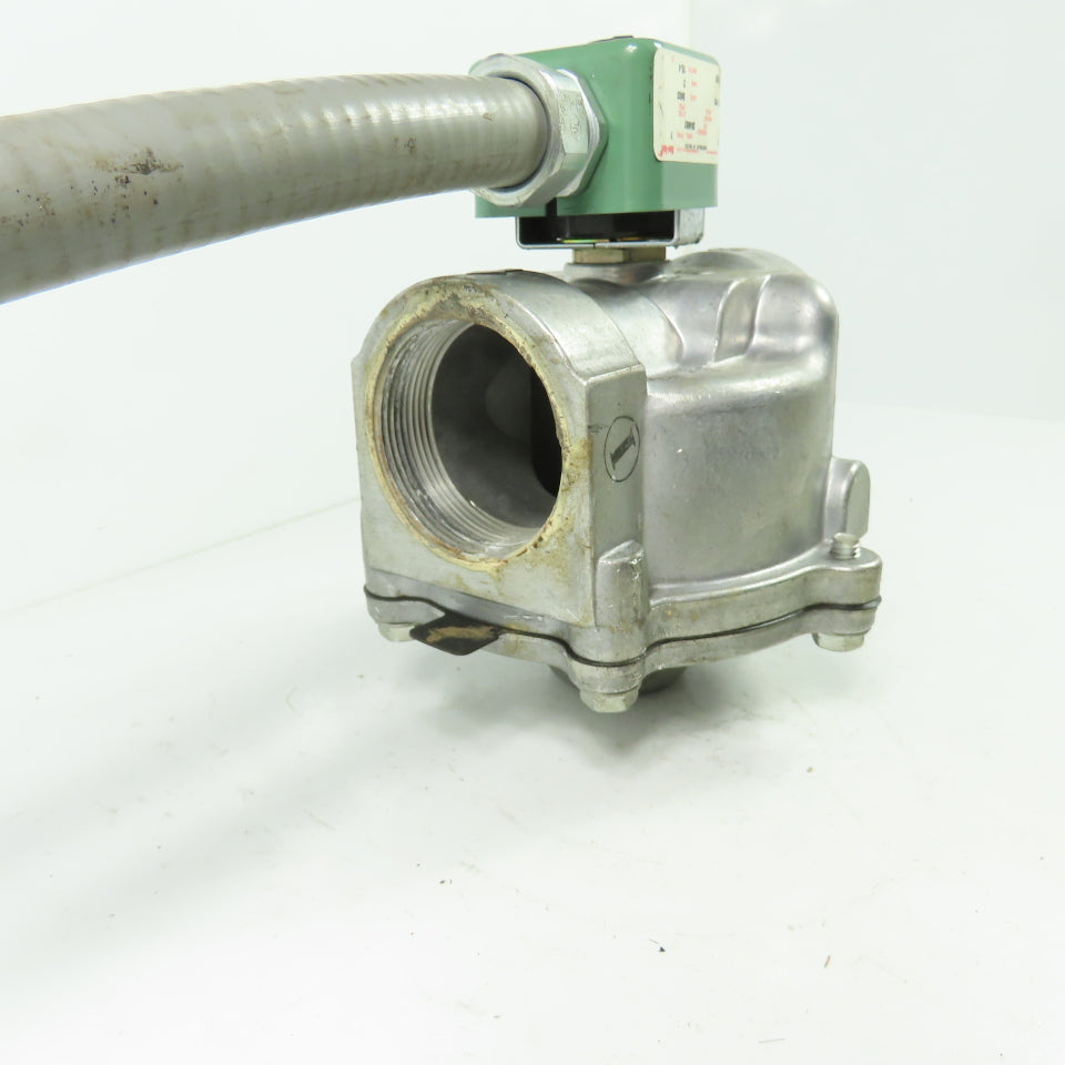 Asco 8215C083 2" Solenoid Gas Valve 25PSI 50/60Hz 120V Coil