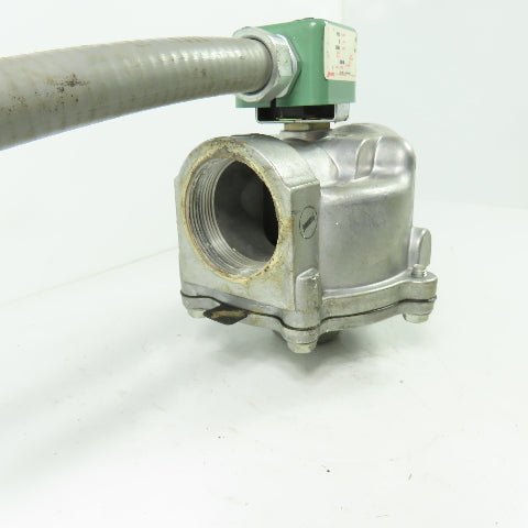 Asco 8215C083 2" Solenoid Gas Valve 25PSI 50/60Hz 120V Coil