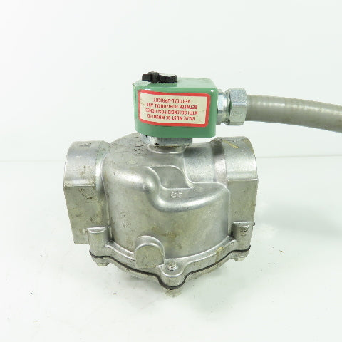 Asco 8215C083 2" Solenoid Gas Valve 25PSI 50/60Hz 120V Coil