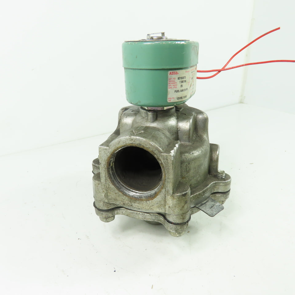 Asco 8215C073 1-1/2" Solenoid Gas Valve 25PSI 50/60Hz 120V Coil