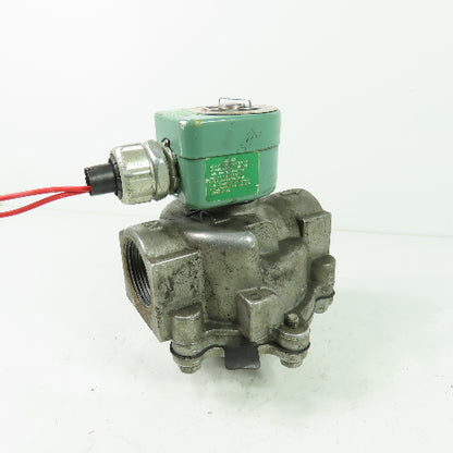 Asco 8215C073 1-1/2" Solenoid Gas Valve 25PSI 50/60Hz 120V Coil
