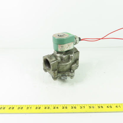 Asco 8215C073 1-1/2" Solenoid Gas Valve 25PSI 50/60Hz 120V Coil