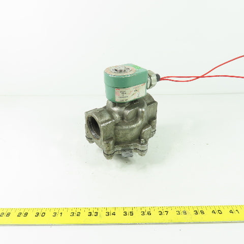 Asco 8215C073 1-1/2" Solenoid Gas Valve 25PSI 50/60Hz 120V Coil