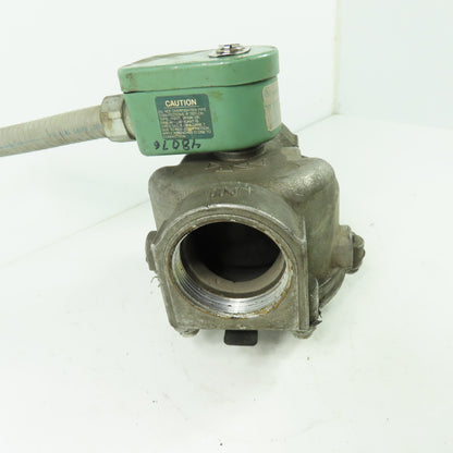 Asco 104R 2" Solenoid Gas Valve 110V Coil